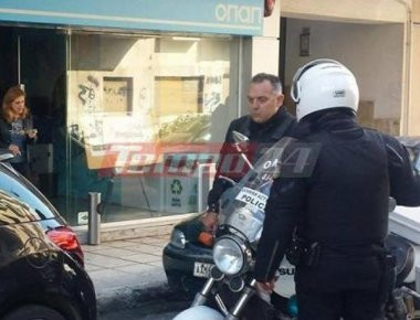 Ένοπλη ληστεία σε πρακτορείο του ΟΠΑΠ στην Πάτρα (φωτό)